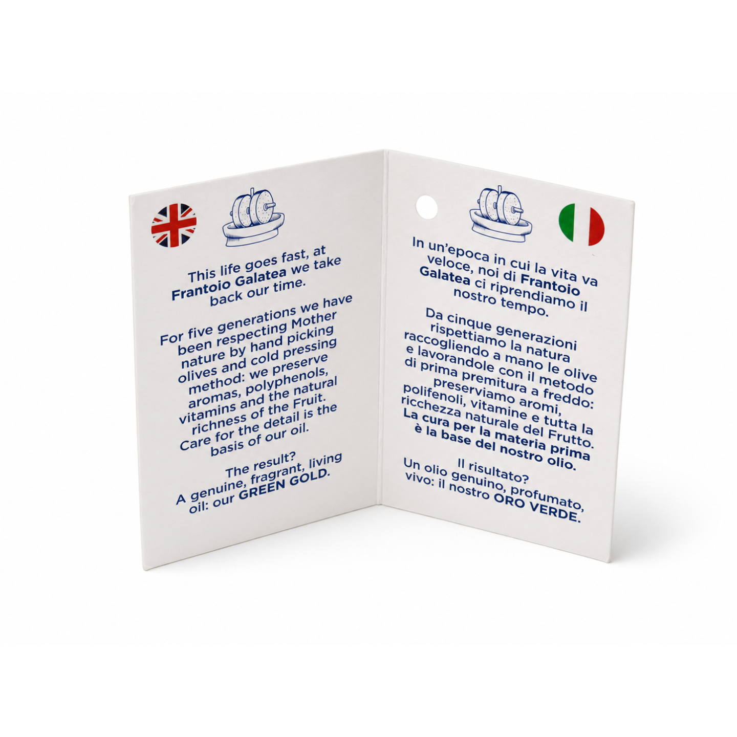 Olio Extra Vergine d'Oliva in lattina 0.25 L - Frantoio Galatea