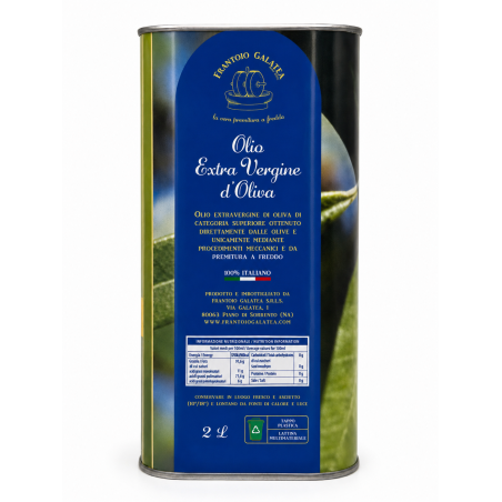 Olio Extra Vergine d'Oliva in lattina 0.25 L - Frantoio Galatea