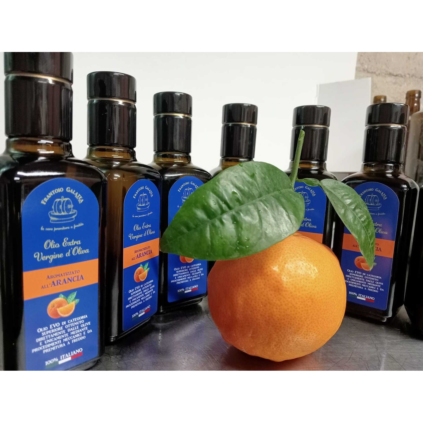 Condimento aromatizzato all'arancia a base di olio d’oliva 250 ml - Frantoio Galatea